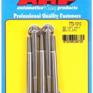 ARP S/S Bolt Kit - 12pt. (5) 6mm x 1.00 x 65 770-1010
