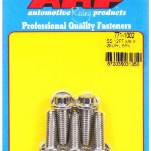 ARP S/S Bolt Kit - 12pt. (5) 8mm x 1.25 x 25 771-1002