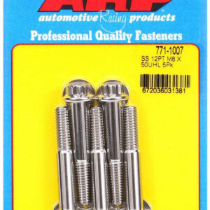 ARP S/S Bolt Kit - 12pt. (5) 8mm x 1.25 x 50mm 771-1007