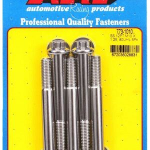 ARP Bolt Kit - SS 12pt 5pk 10mm x 1.25 x 80mm 773-1010
