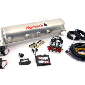 RIDETECH RidePro E5 5 Gallon Dual Compressor 1/4in Valves 30534100