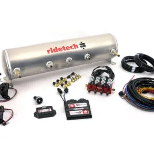RIDETECH RidePro E5 5 Gallon Dual Compressor 1/4in Valves 30534100