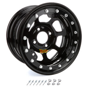 AERO RACE WHEELS 13x7 3in. 4.25 Black Beadlock 33-174230B