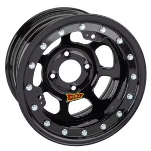 AERO RACE WHEELS Wheel 13x8 3in 4.50in BC Black Light Weight 33-184530X