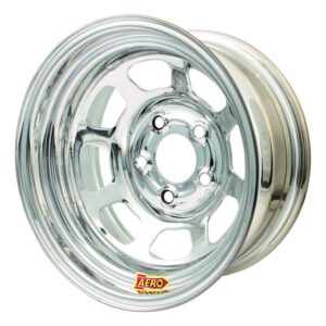 AERO RACE WHEELS 15x7 3.5in. 4.75 Chrome 50-274735
