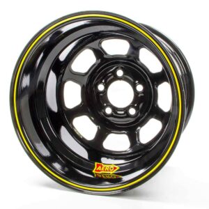 AERO RACE WHEELS 15x8 1in 5.00 Black 51-185010