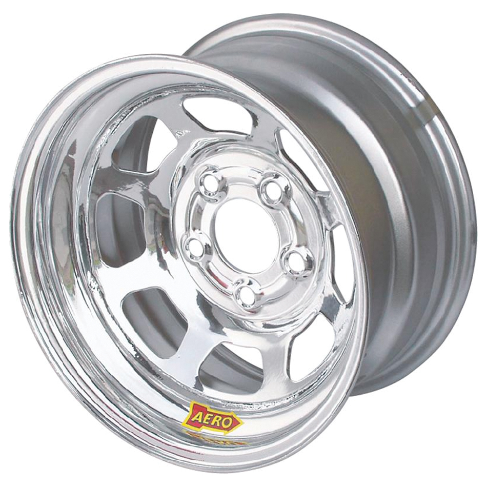 AERO RACE WHEELS 15x10 3in 5.00 Chrome 51-205030RF