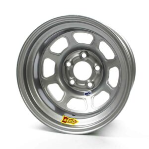 AERO RACE WHEELS 15x8 2in 5.00 Silver LR 52-085020L
