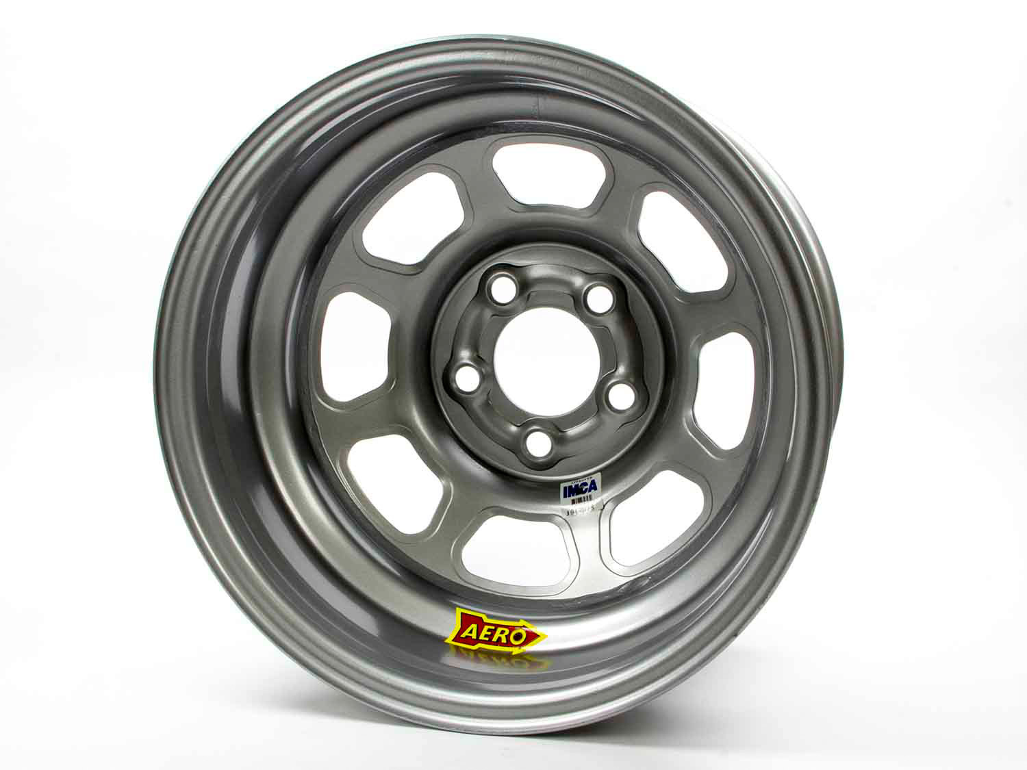 AERO RACE WHEELS 15x8 4in 5.00 Silver 52-085040
