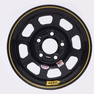 AERO RACE WHEELS 15x8 2in 4.50 Black 52-184520