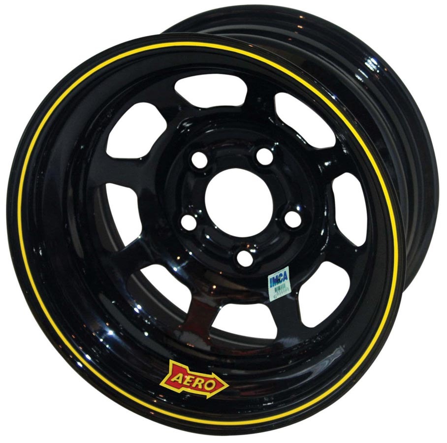 AERO RACE WHEELS 15x8 2in 5x4.75 Black LR 52-184720L
