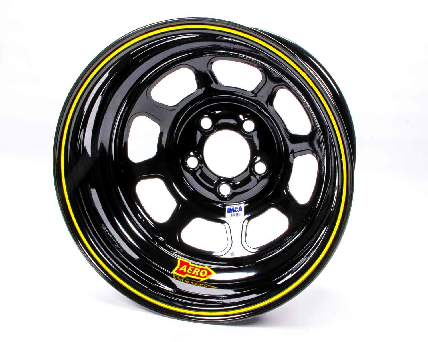 AERO RACE WHEELS 15x8 3in 4.75 Black 52-184730