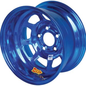 AERO RACE WHEELS 15x8 2in 5.00 Blue Chrome 52-985020BLU