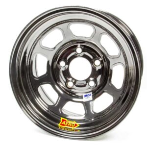 AERO RACE WHEELS 15x8 4in 5.00 Black Chrome 52-985040BLK