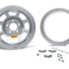 AERO RACE WHEELS 15X10 3in 4.75 Silver Beadlock 53-004730S