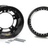 AERO RACE WHEELS 15X10 2in Wide 5 Black Beadlock 53-100520B