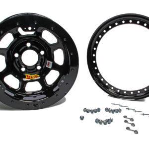 AERO RACE WHEELS 15x8 2in 4.5 Black 53-184520B
