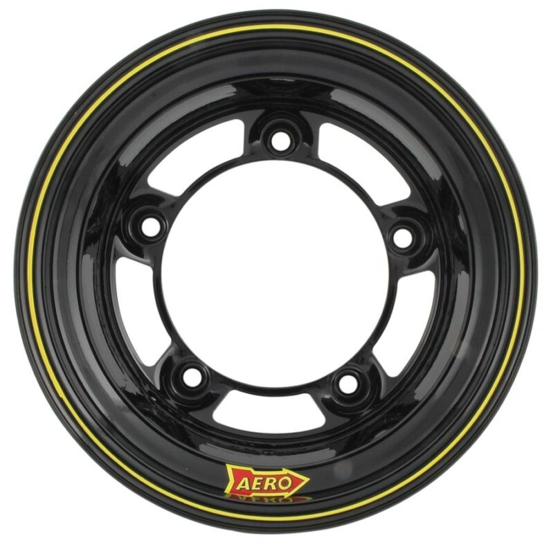 AERO RACE WHEELS 15x10 4in Wide 5 Black 58-100540