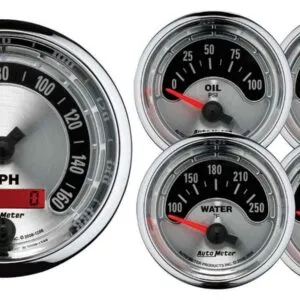 AUTOMETER A/M 5-Piece Gauge Kit 1202