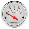 AUTOMETER 2-1/16in A/W Fuel Level Gauge - GM 0-90 Ohms 1315
