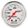 AUTOMETER 2-1/16 A/W Water Temp Gauge 120-240 Degrees 1332