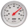 AUTOMETER 3-3/8in A/W Street Rod Tach 1390