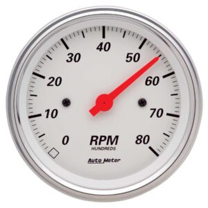 AUTOMETER 3-3/8in A/W Street Rod Tach 1390