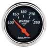 AUTOMETER 2-1/16 D/B Water Temp Gauge - 100-250 Deg. 1436