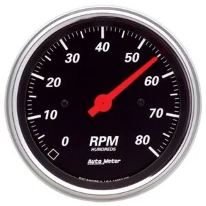 AUTOMETER 3-3/8in D/B Street Rod Tach 1490