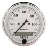 AUTOMETER Old Tyme White 3 1/8in 120MPH Elec. Speedo 1688