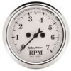 AUTOMETER Old Tyme White 2 1/16in Tach 7000 RPM Elec. 1694