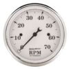 AUTOMETER Old Tyme White 3 1/8in Tach 7000 RPM Elec. 1695