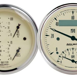 AUTOMETER 3-3/8in A/B Quad/Speedo/Tach Combo 1820