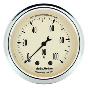 AUTOMETER 2-1/16 A/B Oil Pressure Gauge 0-100 PSI 1821