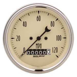 AUTOMETER Gauge Speedo. 3 3/8in 12 0mph Elec. Prog. w/ Whee 1879