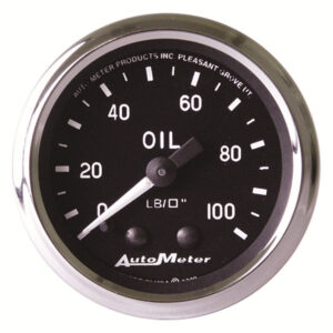 AUTOMETER 2-1/16in Cobra Series Oil Pressure Gauge 201006