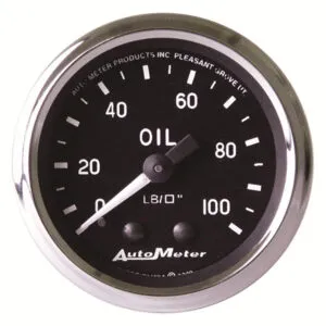 AUTOMETER 2-1/16in Cobra Series Oil Pressure Gauge 201006