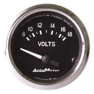 AUTOMETER 2-1/16in Cobra Series Voltmeter Gauge 201009