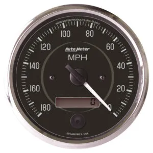 AUTOMETER 4in Dia Speedometer 180 MPH Elec Programable 201013