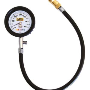 AUTOMETER Tire Pressure Gauge 0-60 PSI Analog w/Bleed Valve 2160