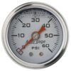 AUTOMETER 1-1/2in Pressure Gauge 0-60psi- White 2176