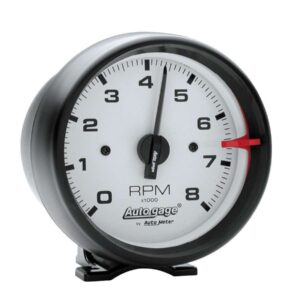 AUTOMETER 3-3/4in White Face Tach- Black Cup 2303
