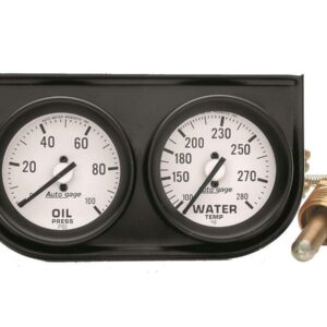 AUTOMETER 2-1/16in Oil/Wtr Console 2326