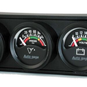 AUTOMETER 1-1/2in Blk Elec Gauge Panel 2391