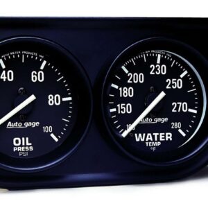 AUTOMETER 2in Black Mech Gauge Panel 2392