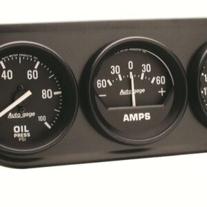 AUTOMETER 2in Blk Mech Gauge Pnl 2393