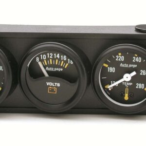 AUTOMETER 1-1/2in Blk Mech Gauge Panel 2396
