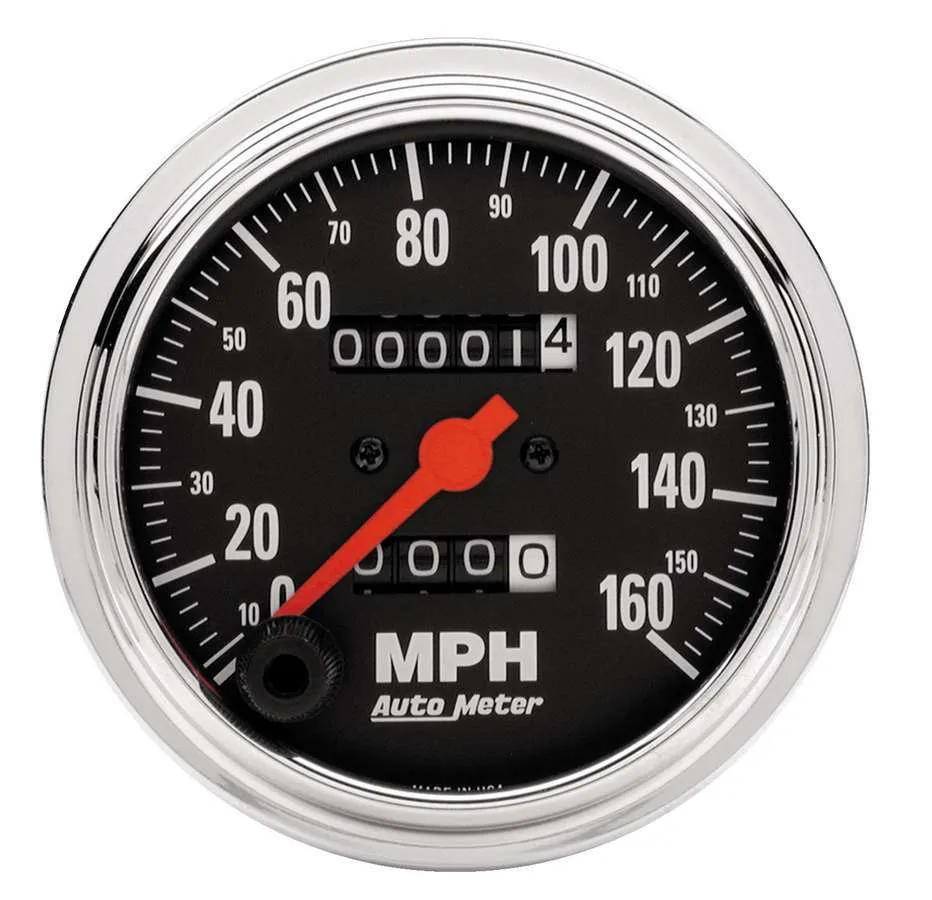 AUTOMETER Mech. Speedo w/Trip Odom 2494