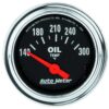 AUTOMETER 2-1/16in Oil Temp Gauge 140-300 2543