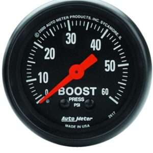 AUTOMETER 2-1/16in Z-Series Boost Gauge 0-60psi 2617